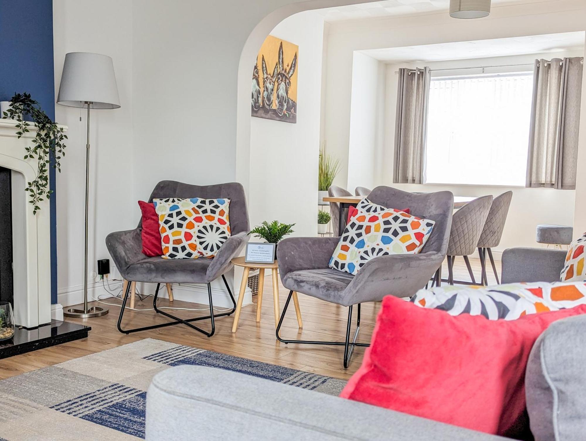3Br-St Johns Hse-Free Parking-Workers-Kitchen-Wifi-Dog Friendly Apartment Doncaster Bagian luar foto